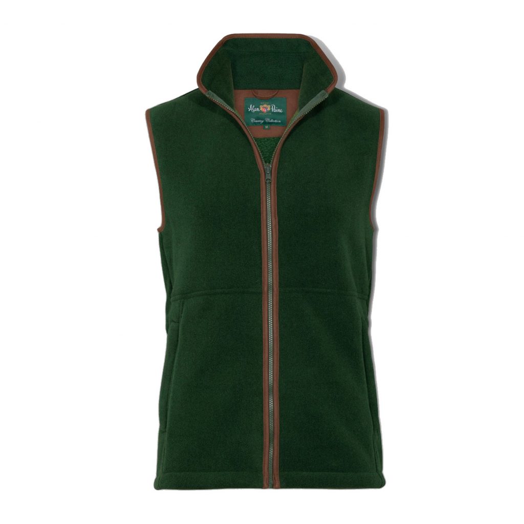 Alan Paine Aylsham Fleece Gilet Dark Springs Ben Burgess